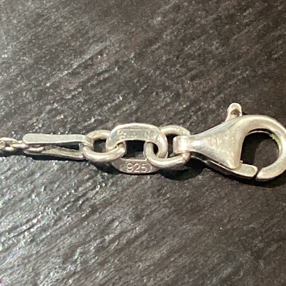 Sterling Silver w/CZ Crucifix Bracelet - Picture 6 of 6